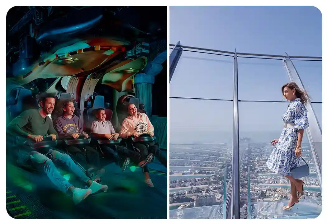 MOTIONGATE™ Park Dubai + The View at The Palm (Non-Prime Hours) - clicktoguide