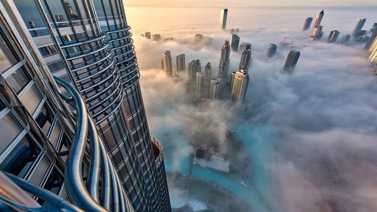Burj Khalifa View Experience in Winter